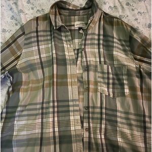 Green Women’s Flannel Shirt